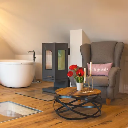 Biohof Zum Gruenen Baum Apartmán Porrau