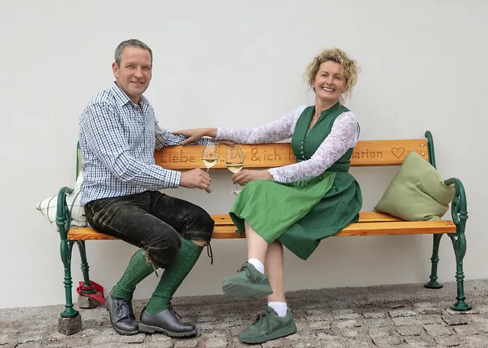 Biohof Zum Gruenen Baum Apartmán Porrau