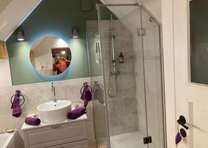 Biohof Zum Gruenen Baum Apartmán Porrau