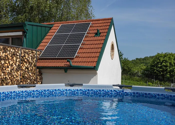 Biohof Zum Gruenen Baum Apartmán Porrau